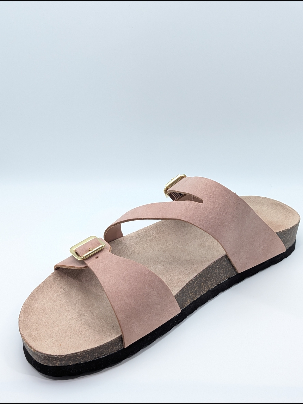 Cliff By White Mountain Women's Pink Buckle Strap Slide Sandals - Picture 7 of 12